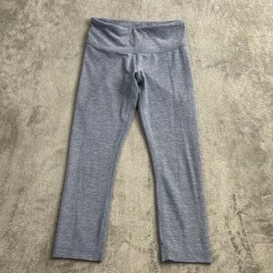 Lululemon Leggings Womens 4 Blue Wunder Under Cropped Athleisure Workout Gym